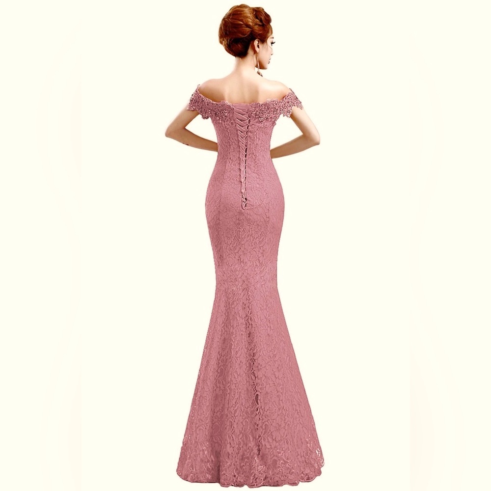 Beautiful dusty rose formal dress size 6 - Picture 2 of 7